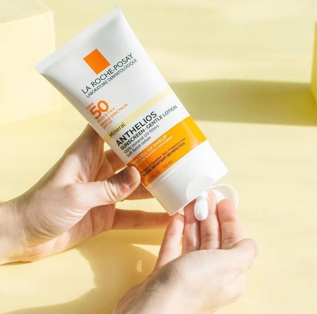 Kem chống nắng vật lý La Roche-Posay Anthelios SPF 50 Mineral Sunscreen — Gentle Lotion Kem chống nắng vật lý La Roche-Posay Anthelios SPF 50 Mineral Sunscreen — Gentle Lotion