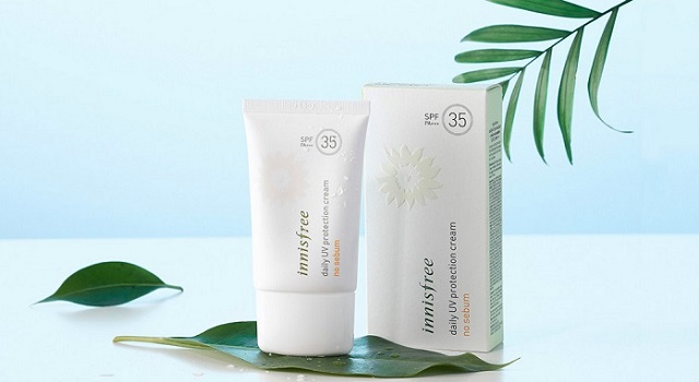 Kem chống nắng Innisfree Daily UV Protection Cream No Sebum