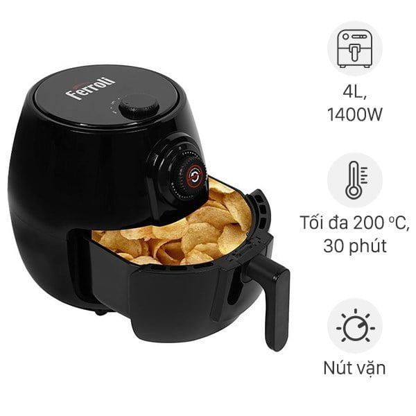 Nồi Chiên Không Dầu Ferroli Faf-4.0m