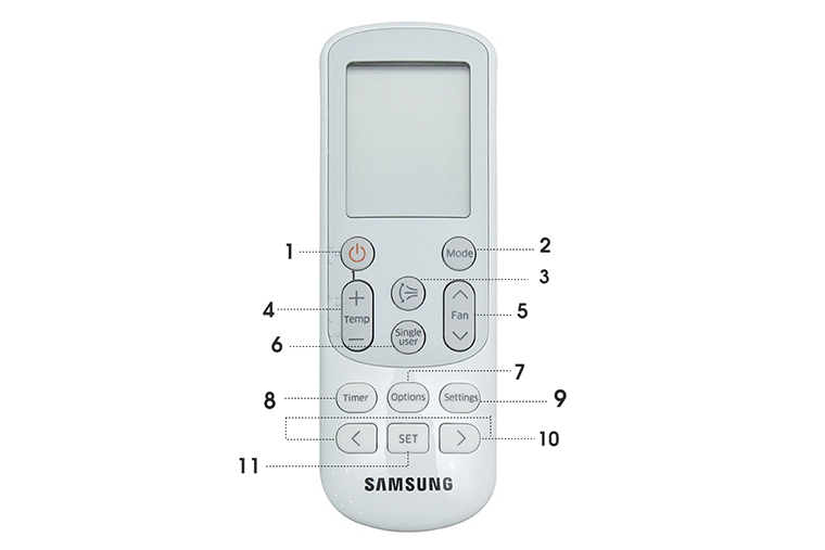 Cách Sử Dụng Điều Khiển Điều Hoà Samsung