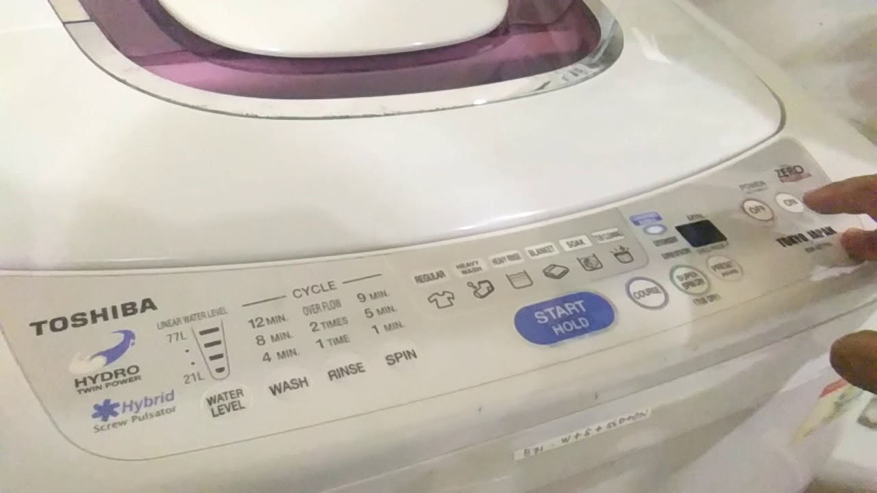 cách sử dụng máy giặt toshiba